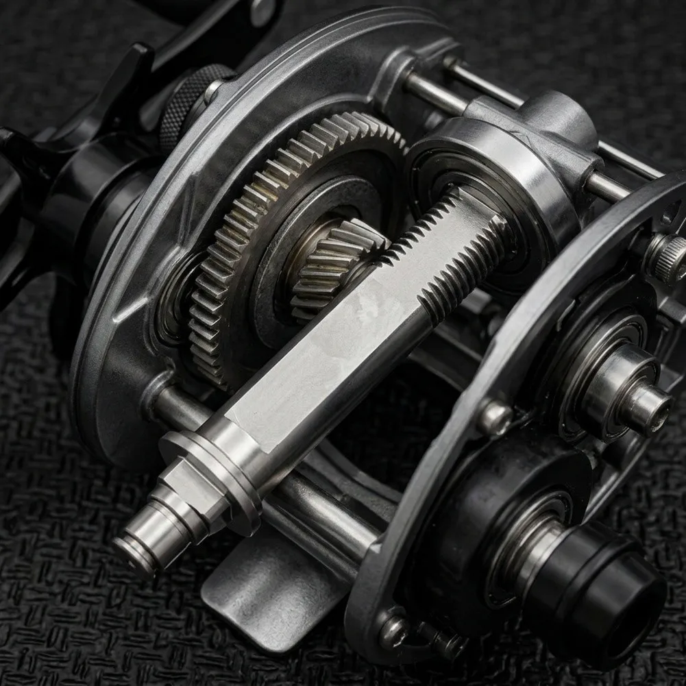Main Shaft for Abu Reels For 3rd 4th 5th 6th Gen Made from Lightweight Sturdy Aluminum Alloy with Hardened Durability