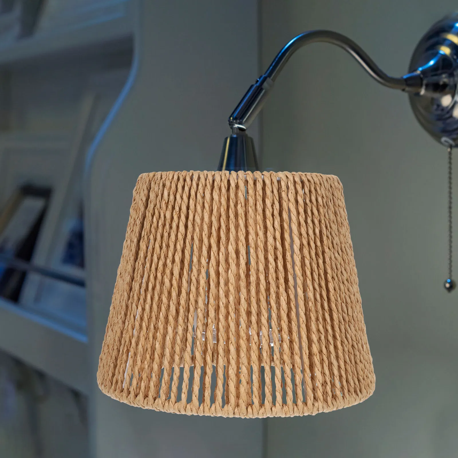 

Плетеный вручную абажур из бумажной веревки для подвесного светильника, винтажный, в стиле фермерского дома, для ресторана, кафе, офиса, домашнего декора