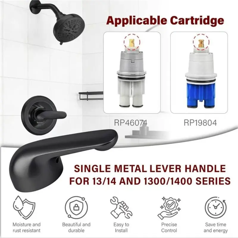 TFORU-H79 Shower Handle,Shower Handle Replacement For Delta 13/14 Series Tub Faucet /Delta Shower Handle Monitor Faucet