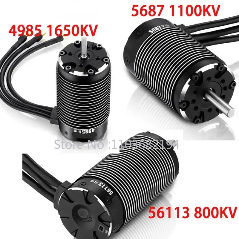 SL 4985-1650KV/5687-1100KV/56113-800KV 3-8S 4-Pole Sensorless Brushless Motor For 1/5 1/6 1/7 RC Car Vehicles