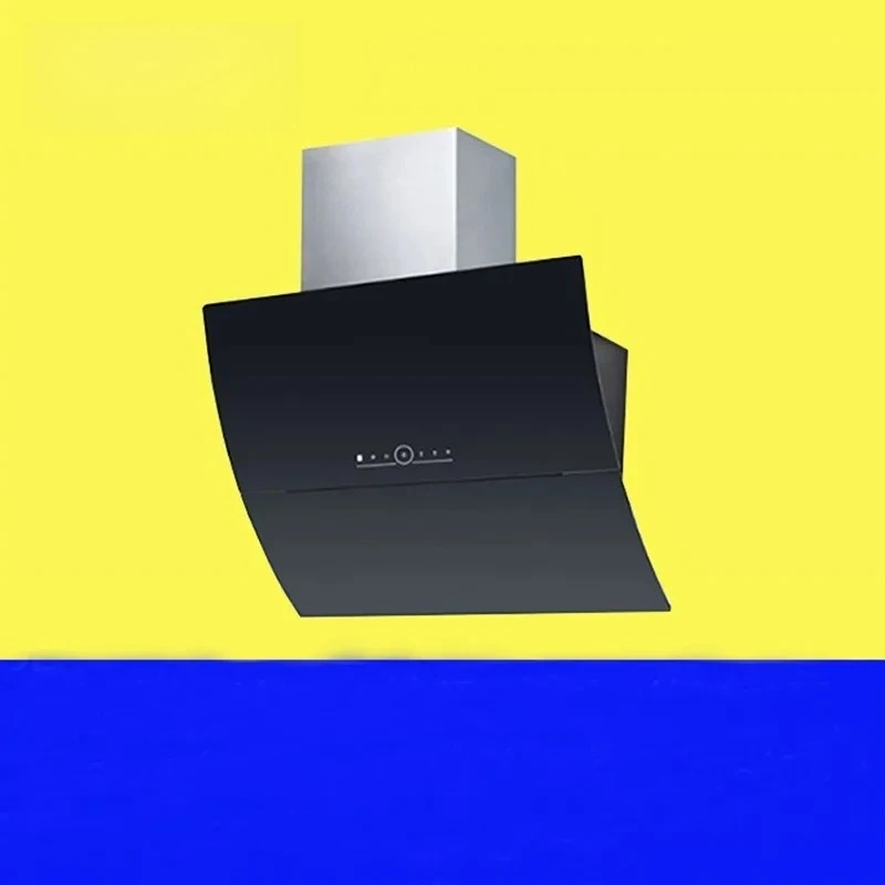 

【Best-selling】Housing Kitchen Range Hood 900mm Wide Side Suction Curved Range Hood Large Suction Household Range Hood Frequency