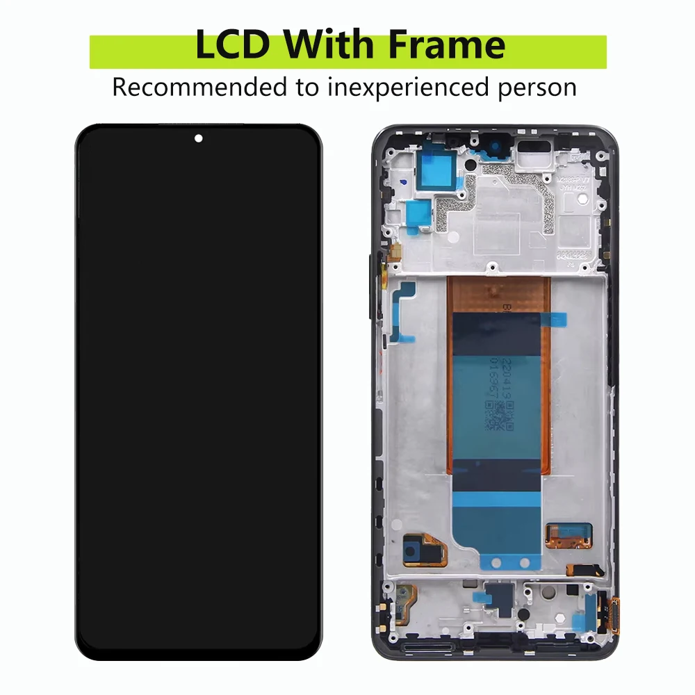 AMOLED Screen For Xiaomi Poco F4 Screen LCD Display Screen Digitizer Assembly for POCO F4 22021211RG 22021211RI Touch Screen