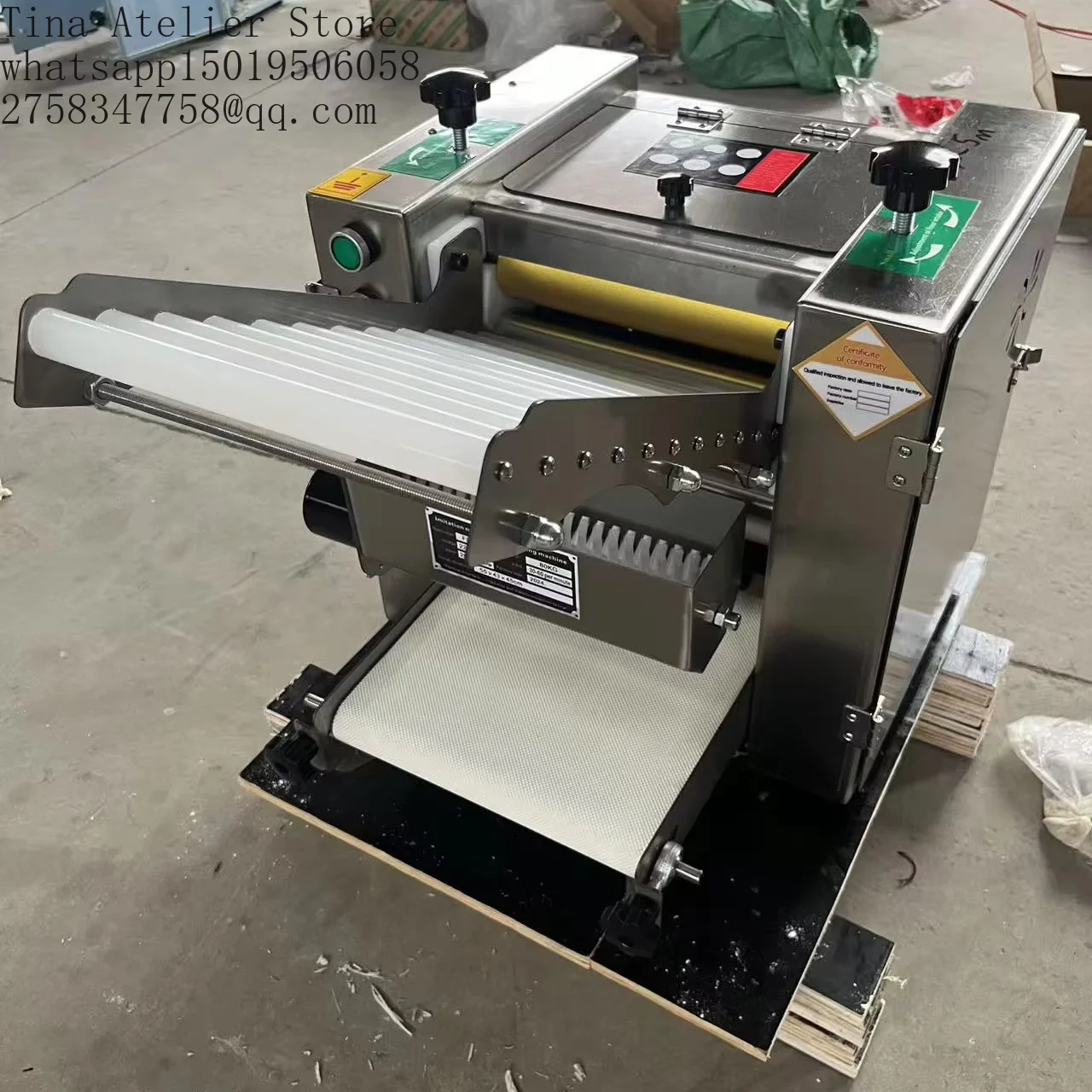 Automatic Commercial Flour Tortilla Roti Chapati Arabic Pita Bread Samosa Empanada Dumpling Sk=in Wrappe Making Machine