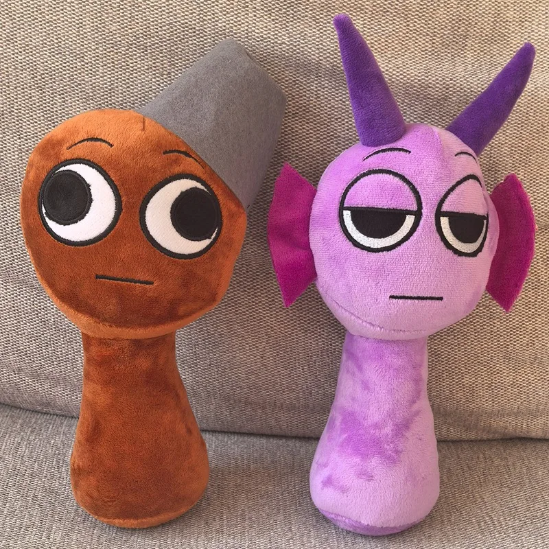 Nuevos juguetes de peluche Sprunki Incredibox muñeco de peluche Anime juego de rol almohada de dibujos animados muñeca niños muñecos de peluche regalos de navidad