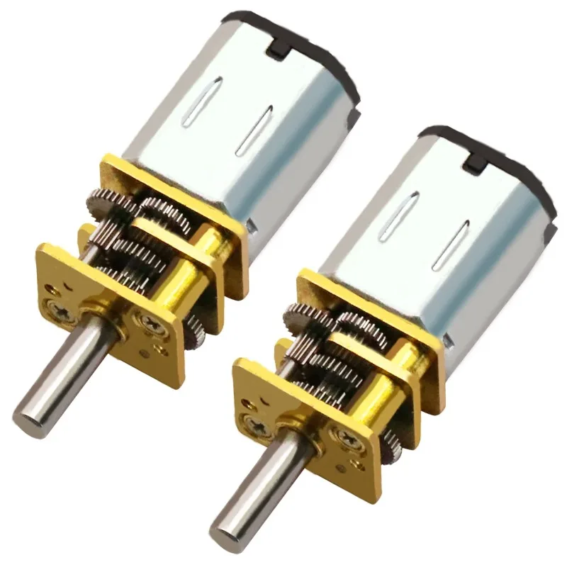 2Pack DC 3V 30RPM Micro DC Geared Electric Motor GA12-N20 Mini Deceleration Gear Reduction Motors for RC Car Robot Model