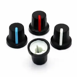 10PCS 16×14mm Soft rubber Knob Cap Potentiometer Encoder Knob cap Amplifier volume Knob cap Flower Shaped Inner Hole 6mm