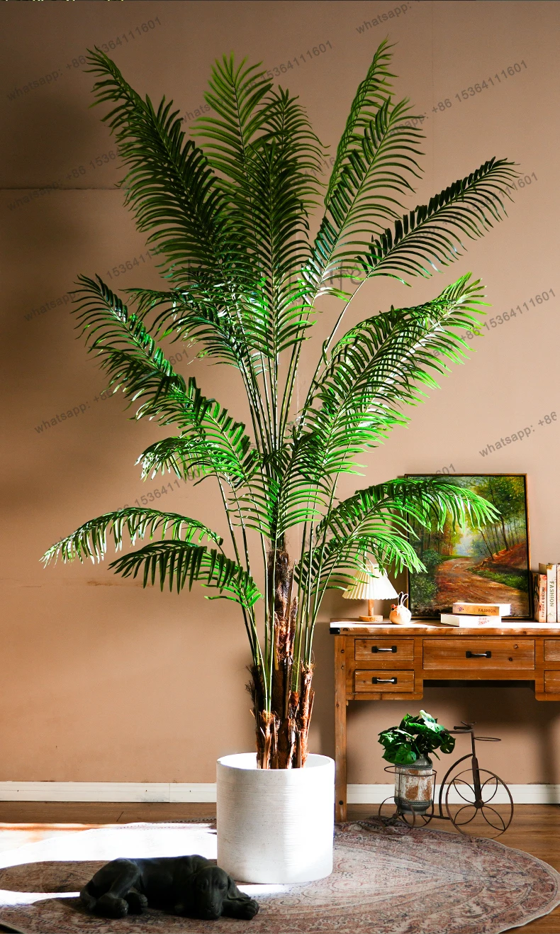 huge simulated sunflower plant green plant bionic indoor store window landscaping ornament