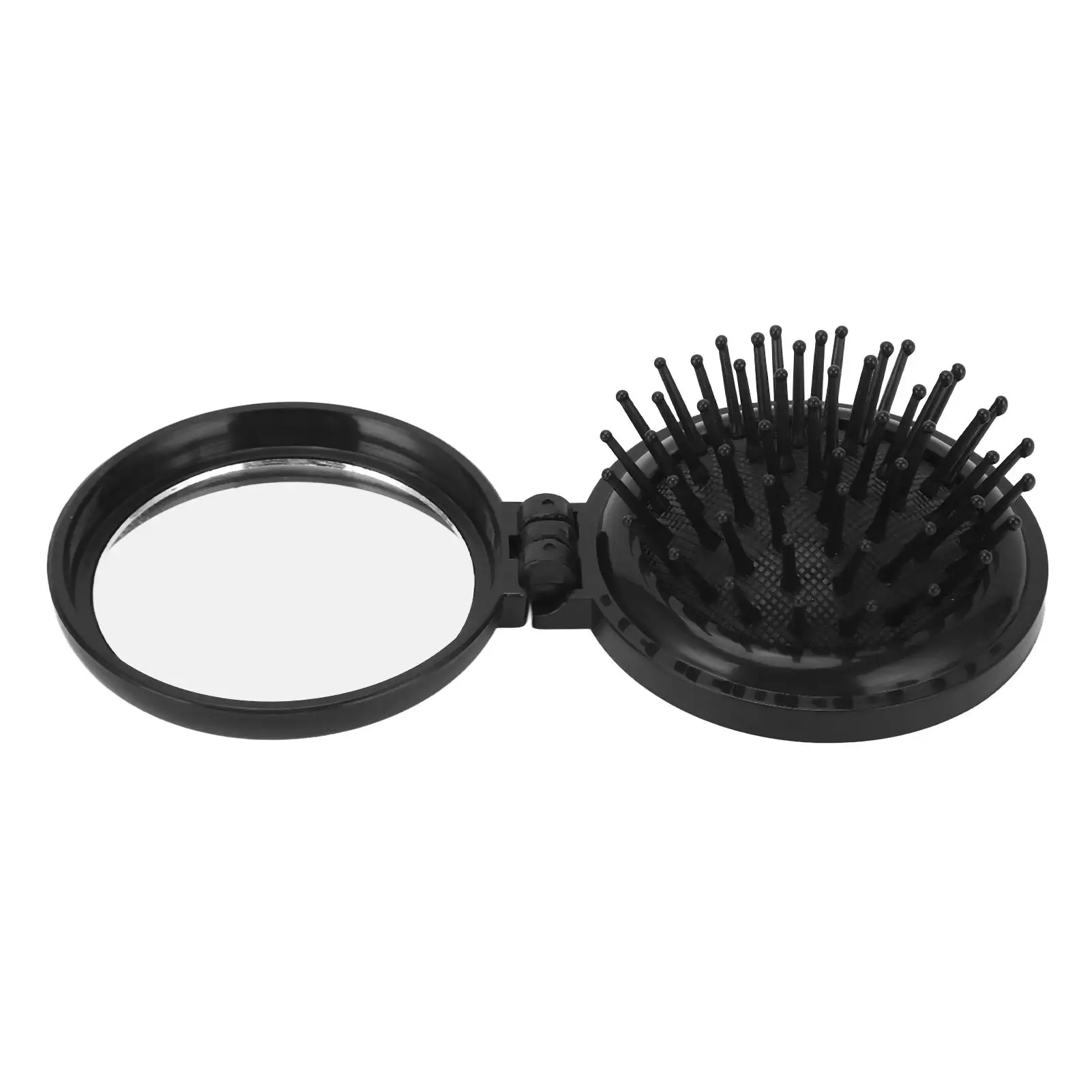 Strumento di Styling ergonomico sicuro per capelli lisci-spazzola a specchio portatile