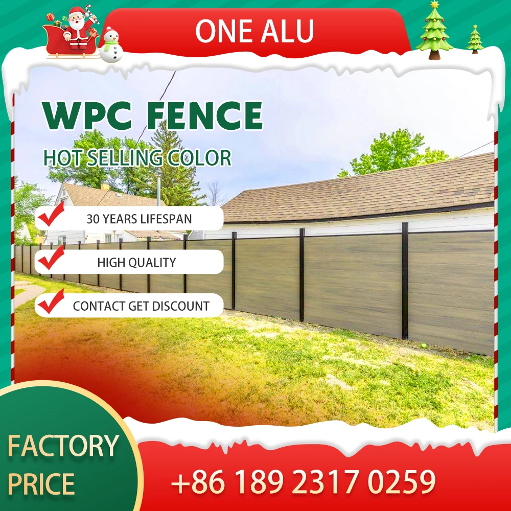 

WPC забор деревянный пластик композитный открытый сад конфиденциальный забор панели водонепроницаемые экологически чистые украшения заднего двора ограждение доска