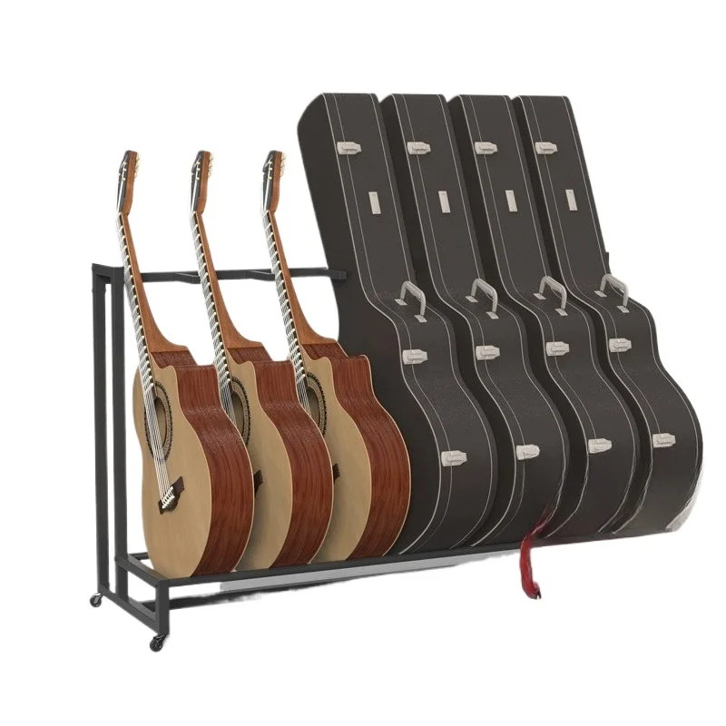 Multiple guitar shelves, display stands