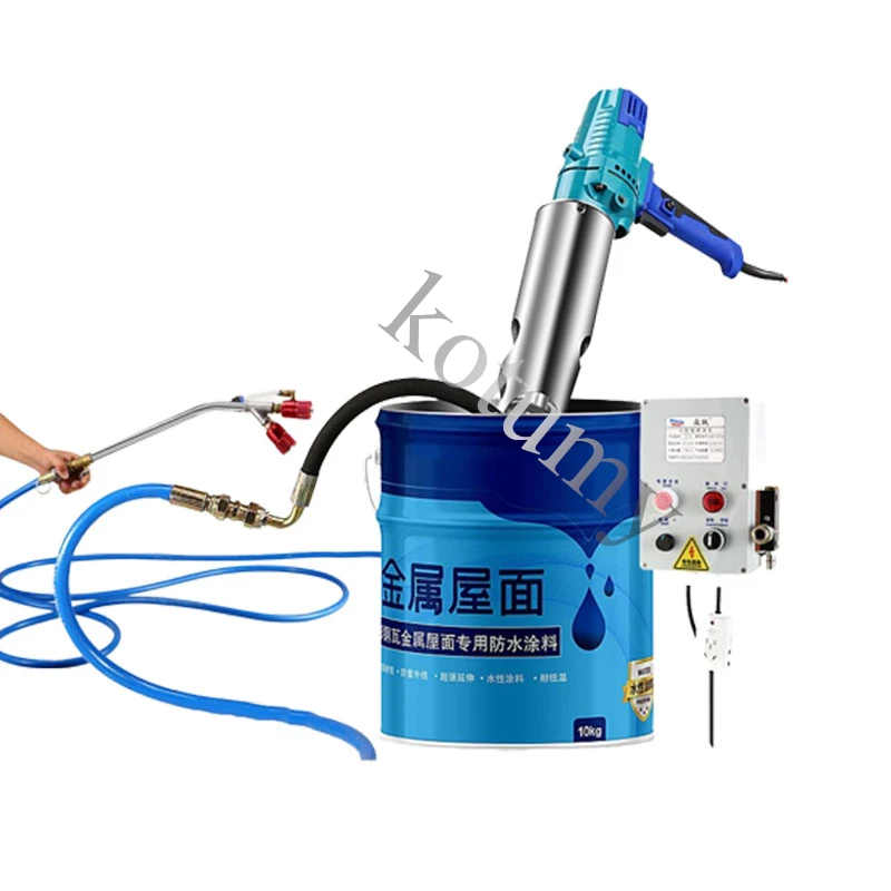 Multifunctional Polyurethane Cement Paste Sprayer High Pressure Waterproof Grouting Cement Slurry Paint Spraying Machine