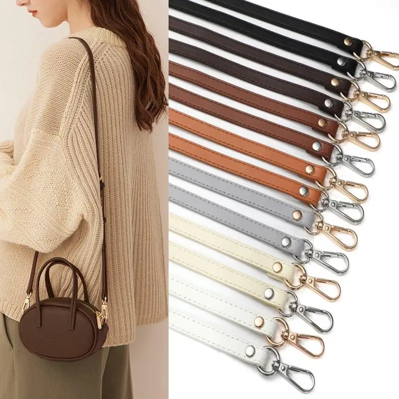 

120cm PU Leather Bag Strap Long Adjustable Crossbody Strap Bag Belt Replacement Belt Shoulder Strap Shoulder Bag Handle Part