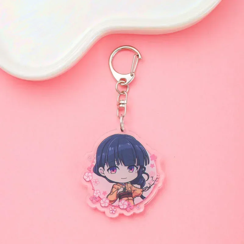 Anime My Happy Marriage Acrylic Keychain Accessaries Cartoon Funny Pendant Cute Creative Bag Charm Car Keyring Friends Fans Gift