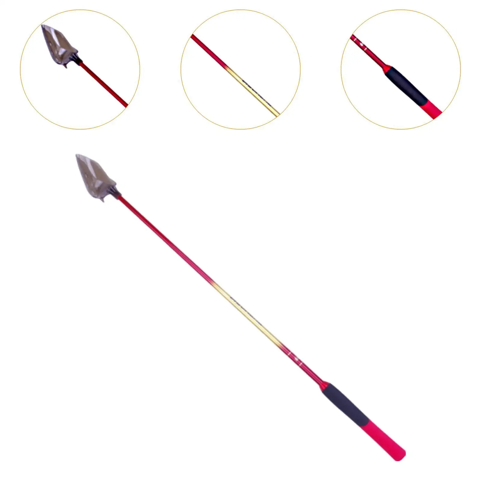 Colher para fazer ninho de pesca, 80 cm, suporte para isca, acessórios de pesca, lançador de isca