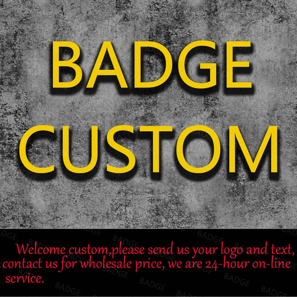 Personalized Patches Badge Customized Embroidery Cloth Hook & Loop/PVC Rubber/ IR Reflective Personal Style Custom Patch