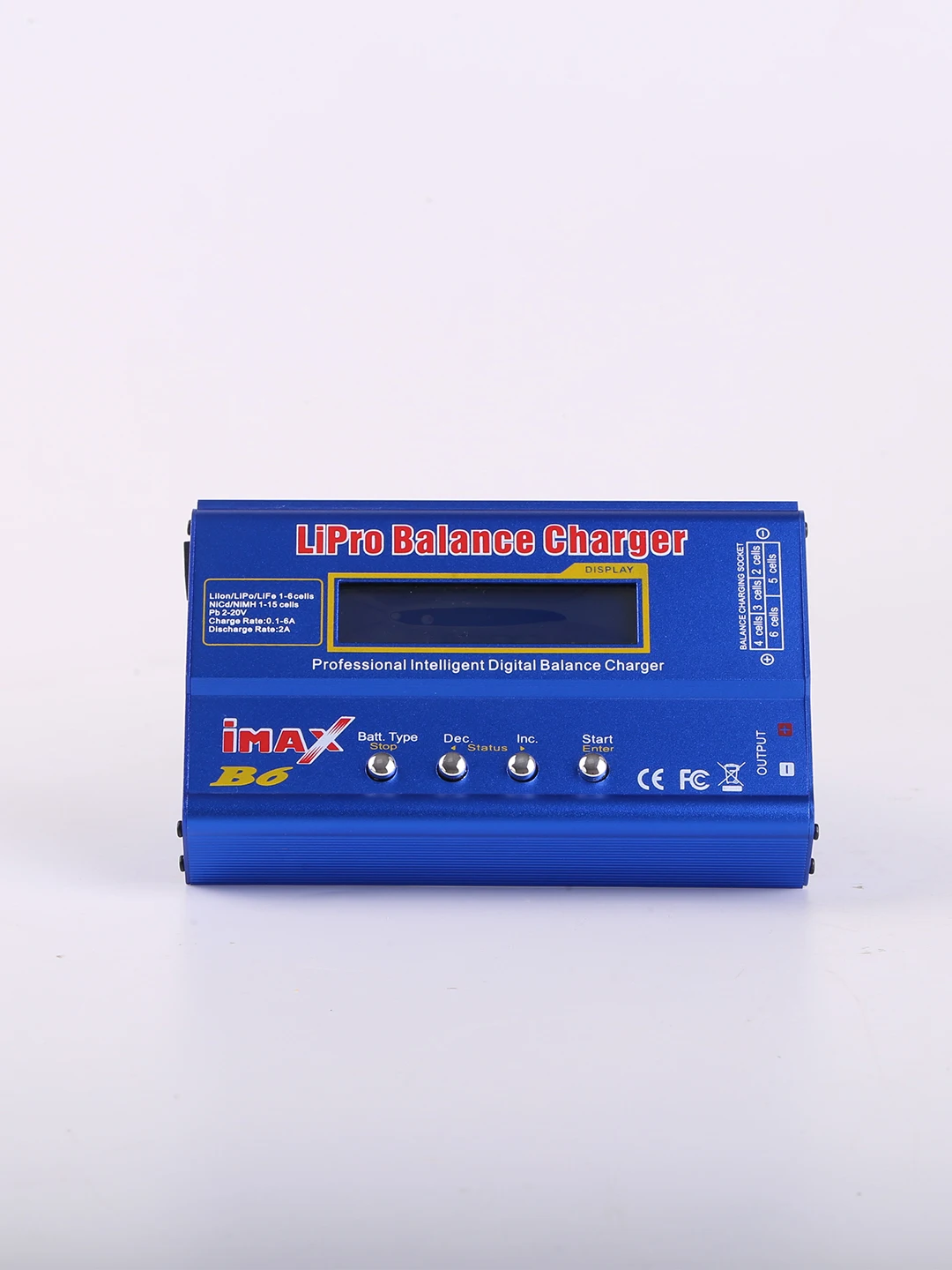 B6 50W 80W 6A caricabatteria Lipo NiMh li-ion Ni-Cd Digital B6 Lipro Balance Charger scaricatore