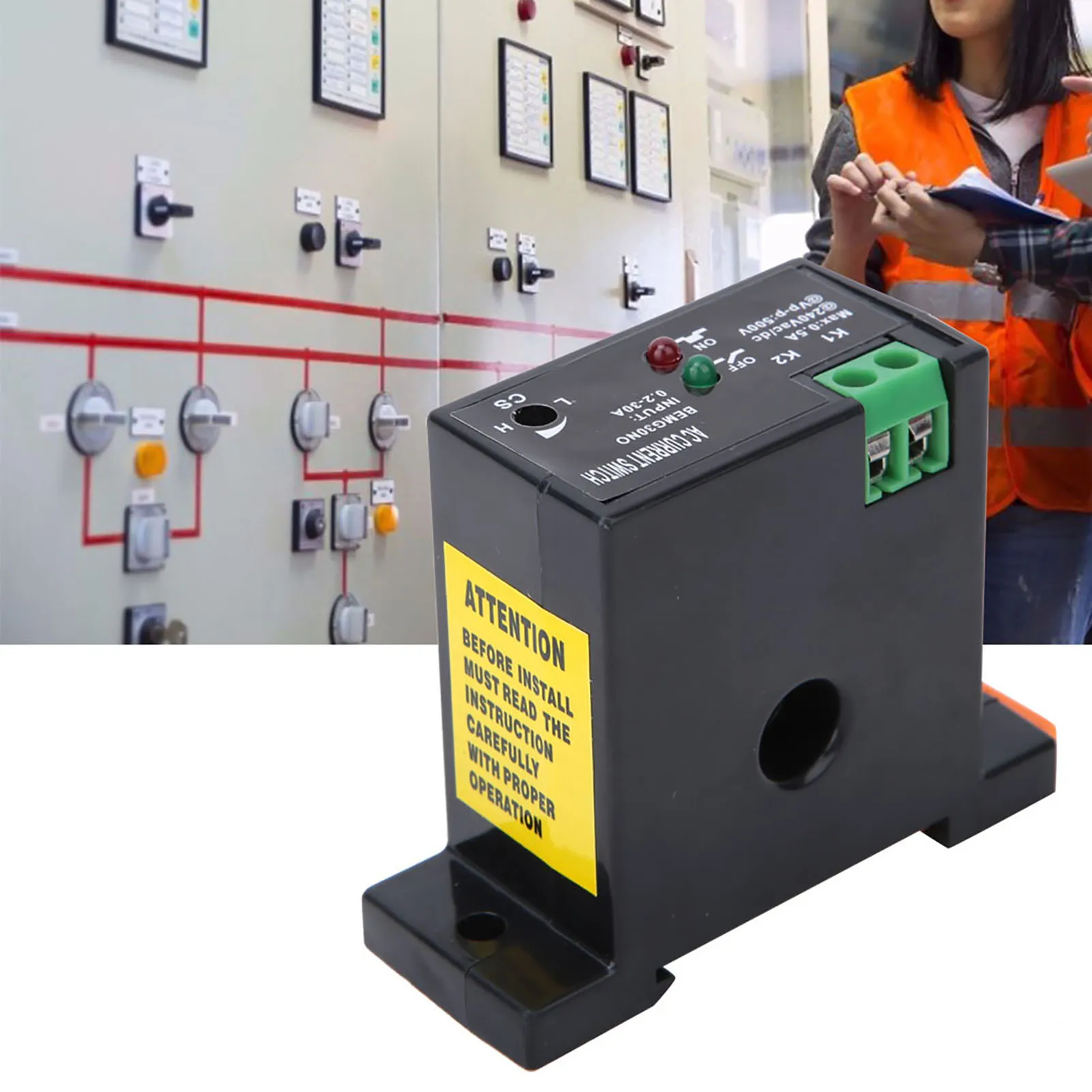 Flameproof Adjustable AC Current Sensing  0.2~30A Self Powered Sensing  Normally Off Sensing
