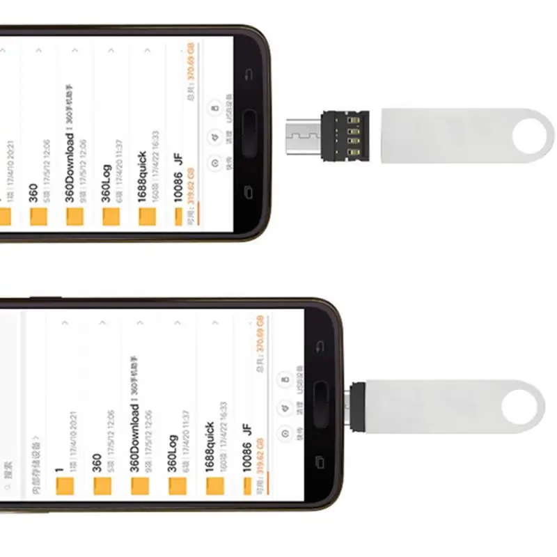 Adaptador USB tipo C USB-C macho a USB hembra conector de datos interfaz de microtransferencia para Android Macbook