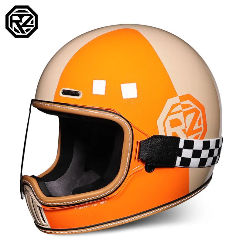 Vintage Helmet Four Seasons Capacete Retro Half Open Motorcycle Helmet Jet Motocross Accessories Casco Moto Helmet Open Face