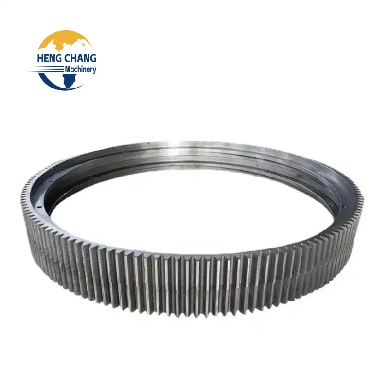Luoyang Hengchang Oem Large Diameter Ring Gear Drive Split Girth Gear Casting Steel Large Half Ring Gear