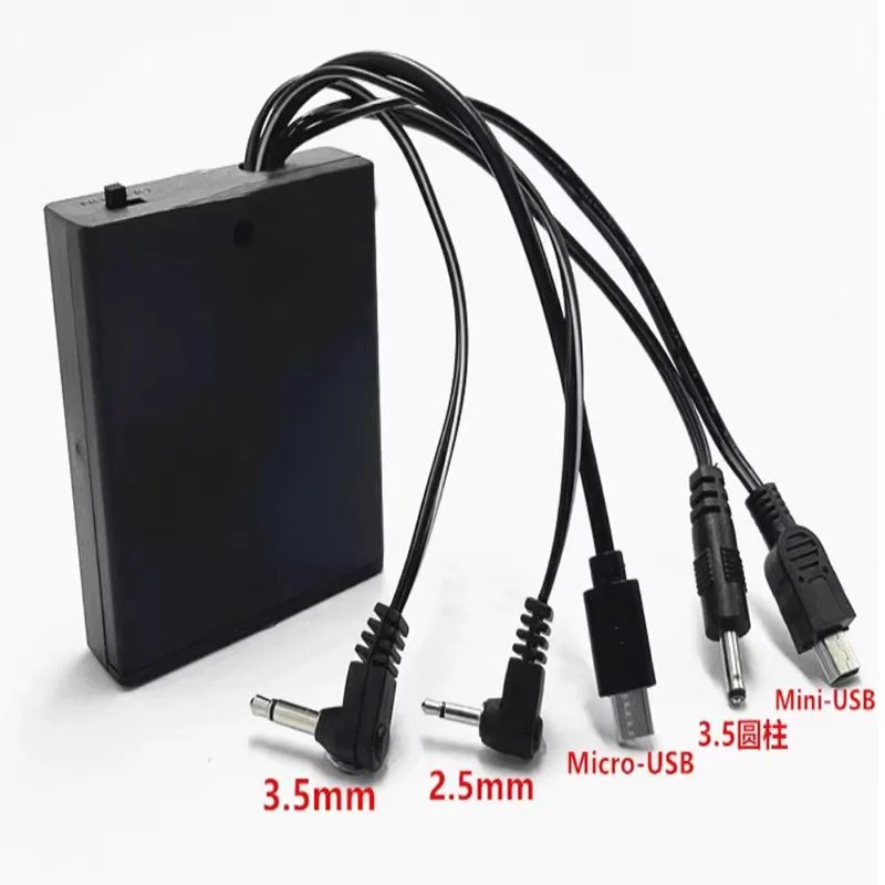 1pcs Safe external power box  backup emergency safe  battery box  6v dead power undervoltage, smart door lock universal