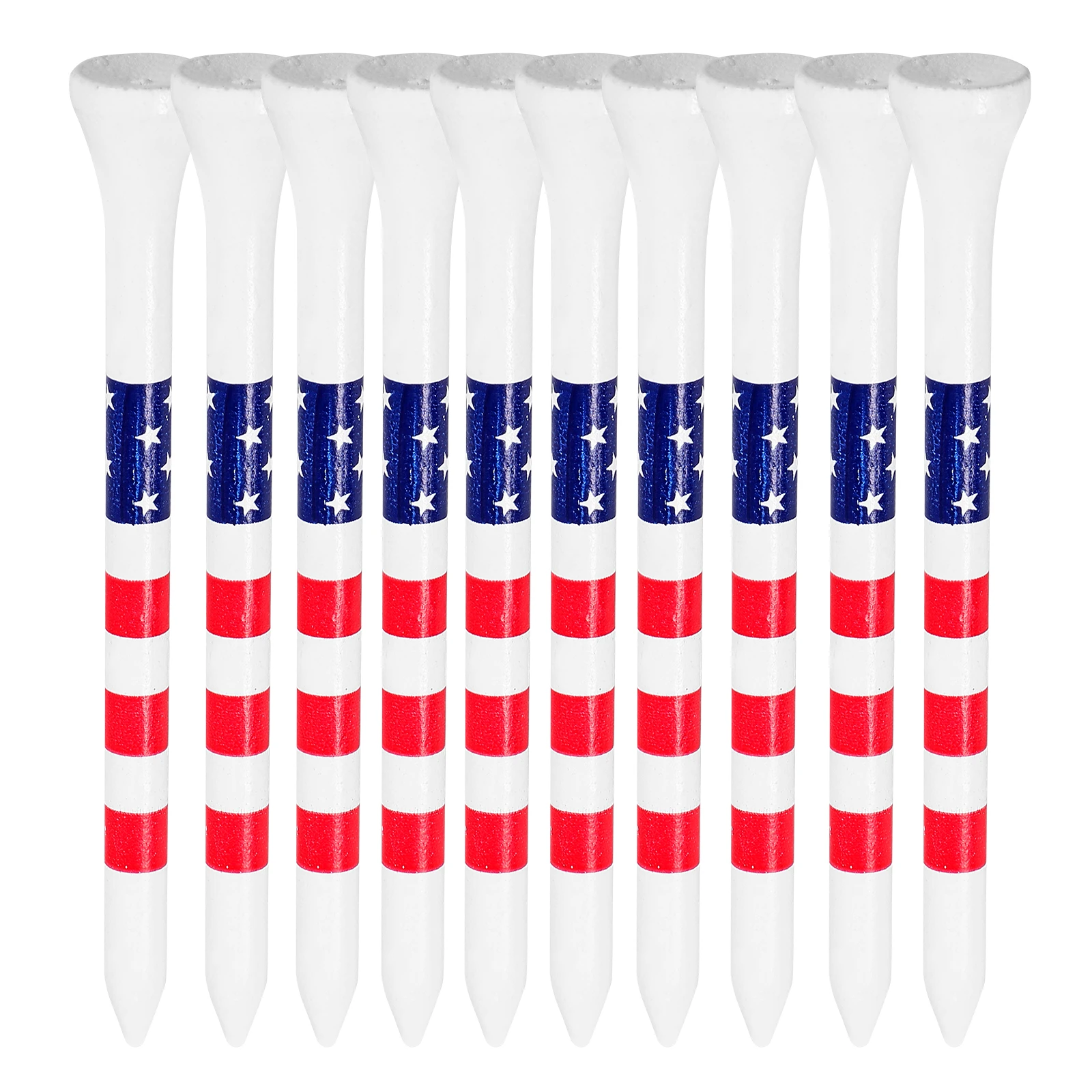 20 قطعة من حاملي كرات الجولف الخشبية الملونة الاحترافية القوية، مسامير منخفضة الاحتكاك لملحقات التدريب على النار الدقيق #3