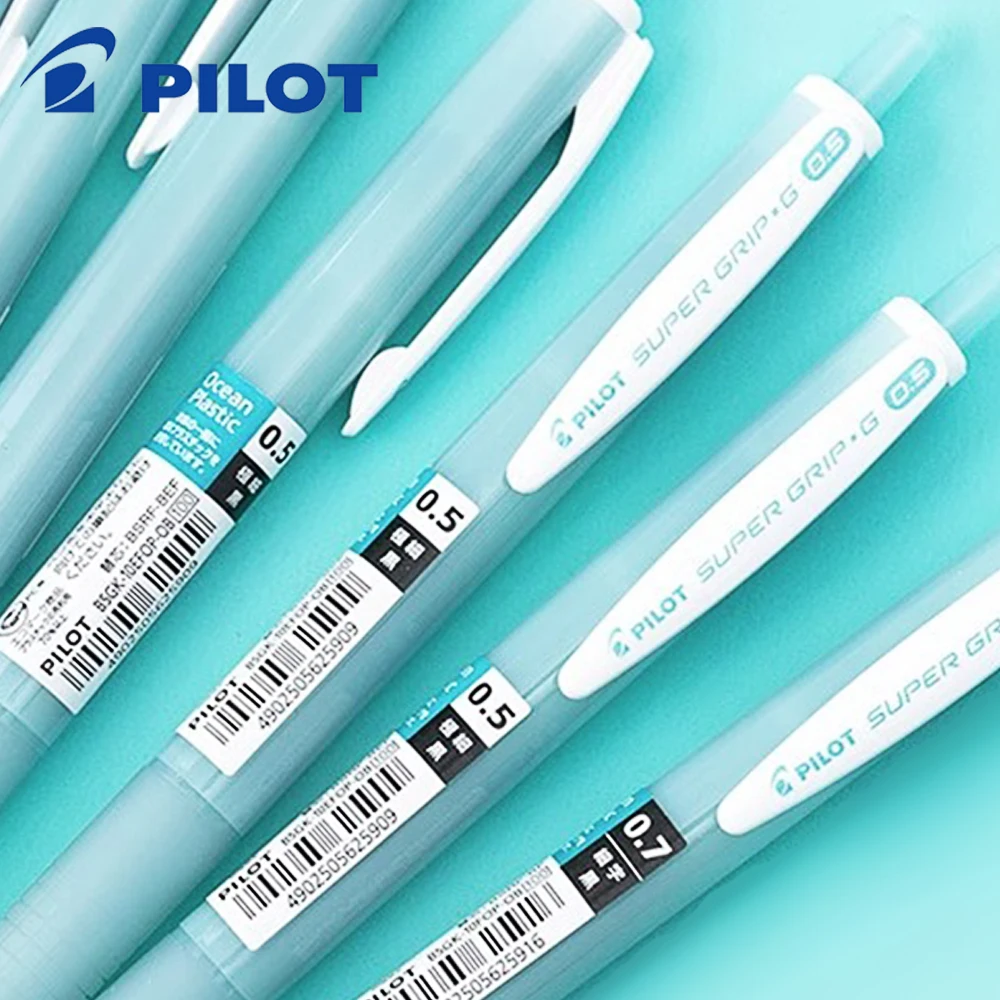 1PC Japan Pilot Ballpoint Pen BSGK-10EFOP Press Type Gel Pen Soft Rubber Anti Slip Pen Holder Office Supplies Back To School