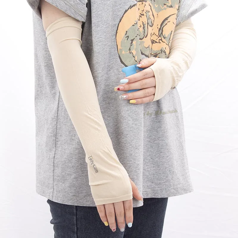 Mangas de brazo Anti-UV para mujer, funda para deportes al aire libre, protección solar, cubierta de mano, refrigeración, correr, pescar, ciclismo, guantes de verano, 1 par