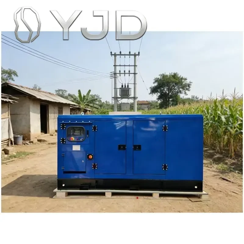 Global Power 40 Kw 60Kw 60Kva Water Cooled Compact Diesel Generator Industrial Used Super Silence ATS Silent Remote 60Hz