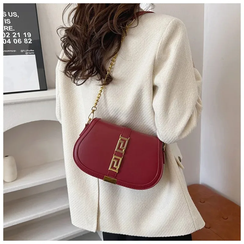 

Кожаная сумка через плечо премиум-класса 2025 — стильная рабочая сумка для поездок на работу, универсальная женская сумка под мышками/через плечо