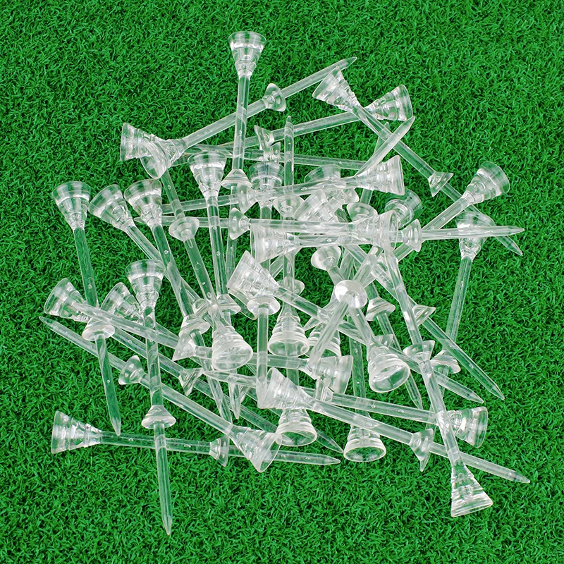 30pcs Golf Tees Martini Style Golf Tees Plastic 3-1/4’’ Durability and Stability Reduced Friction & Side Spin Golf Tee Stand