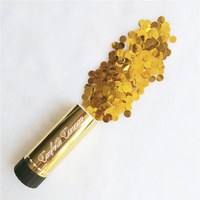 4Packs Gold Confetti Cannons Celebration Firework Cannon Confetti Popper Handheld Graduation Xmas Birthday Wedding Party Supply
