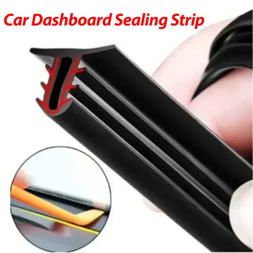 Car Sound Insulation Strip Car Dashboard Weatherstrip Dustproof Seal Strip for Dashboard to Reduce Rattling Noise Seal Strip