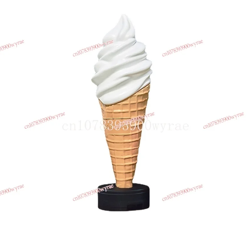 A large ice cream tube with LED lights, 150CM shape light, ice cream advertising light, plastic ice cream shape light