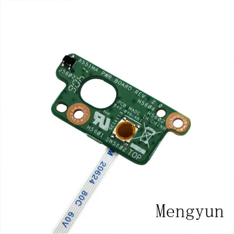 Power button board for Asus x551 x551c x551ca x551m x551ma X551MAV f551 f551m f551ma 35xjcp80000 60nb034 0/d550 d550c d550ca (G)