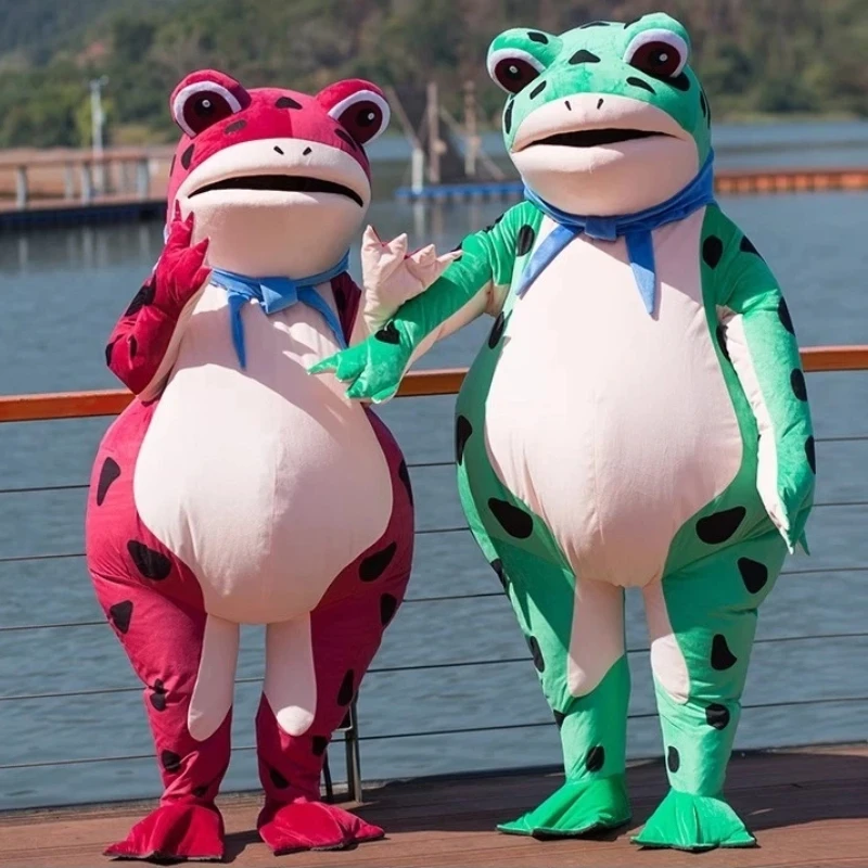 

Inflatable Frog Costume Adult Puppet Clothes Summer Cartoon Cosplay Apparel Unique Special Purpose Suit for Parties And Events