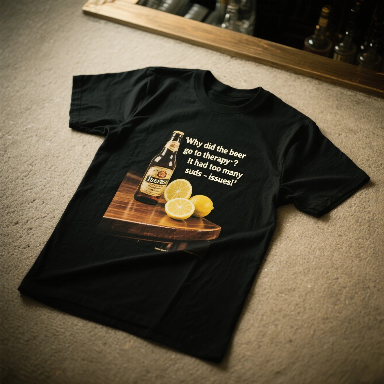 

Beer Time Graphic Printing Summer Luxury Brand Cotton Men's and Women's T-Shirts Short Sleeves Street Fashion Trend Clothing