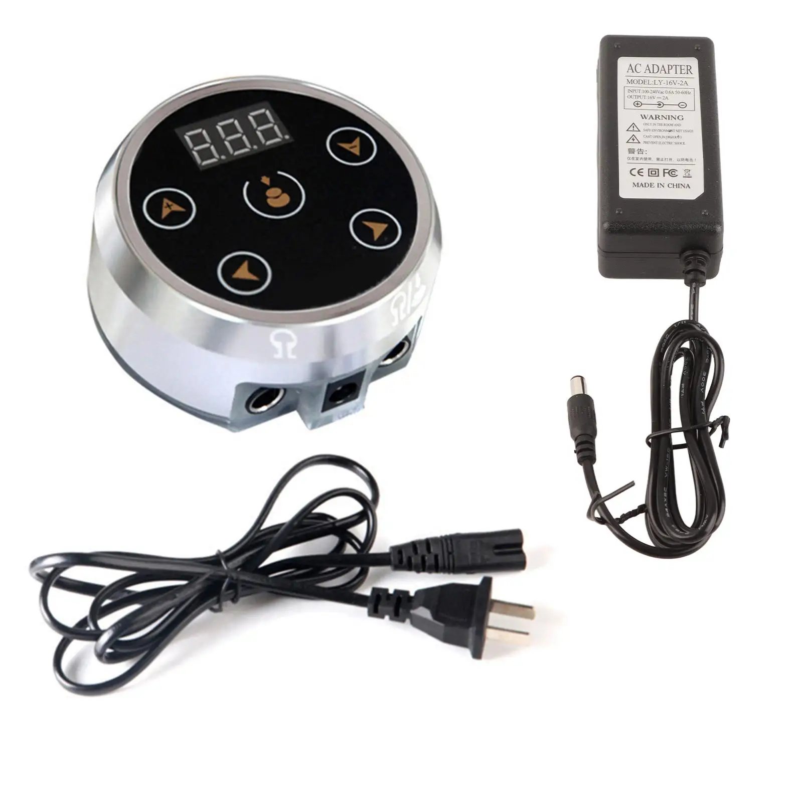 

Блок питания для татуировки, ножная педаль, сенсорный ЖК-дисплей для тату-ручки, 1/4-дюймовый одиночный переключатель с вилкой стандарта США