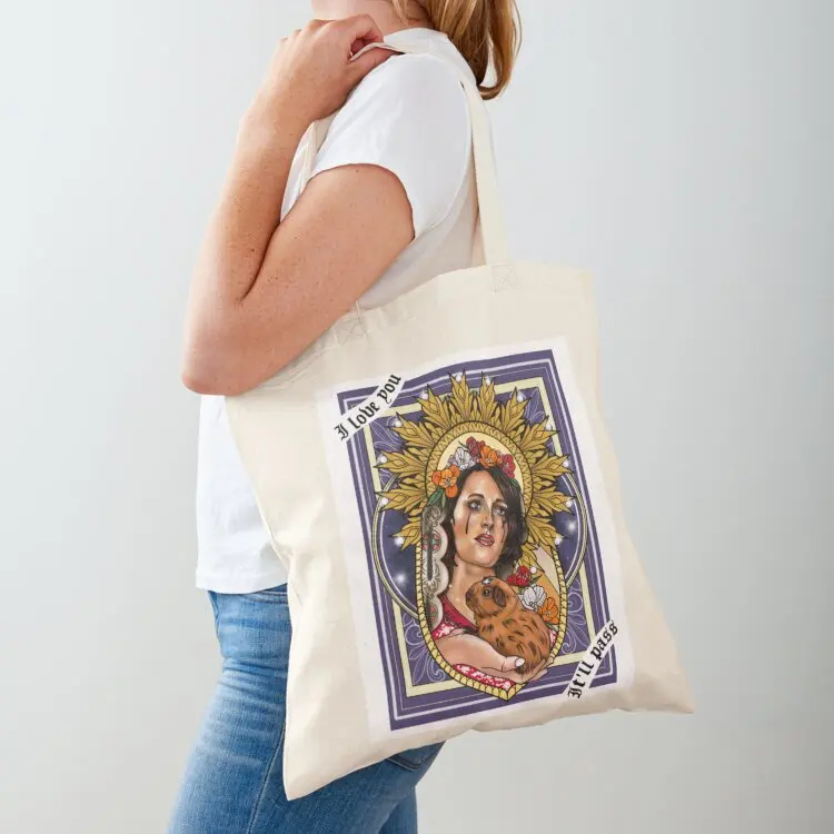 Fleabag with background Tote Bag Customizable tote bag supermarket folding bag foldable reusable
