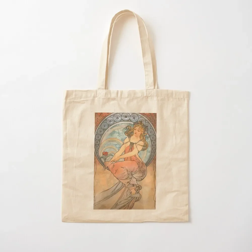 Rainbows, Mucha Tote Bag shopping bag bags luxury women