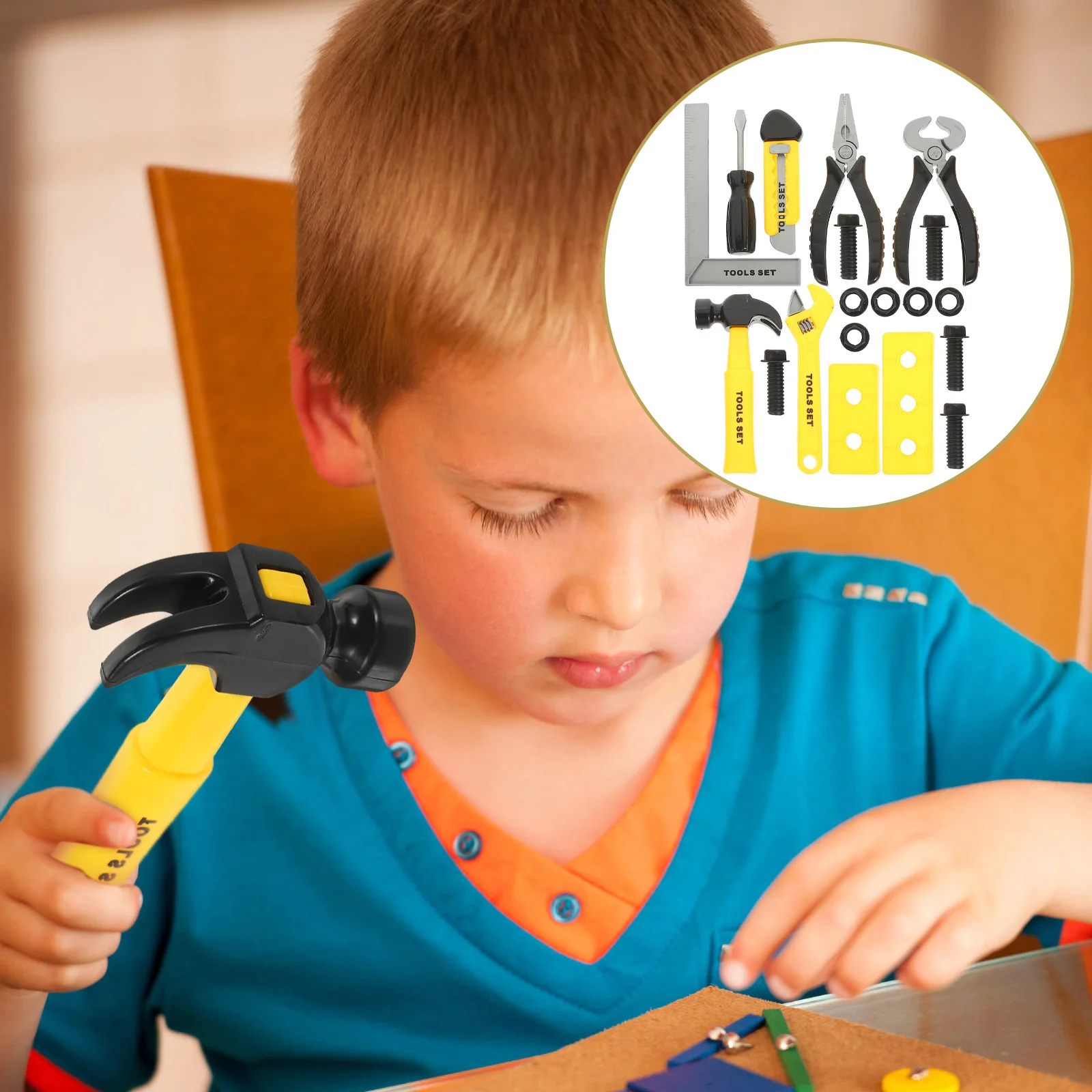 Educational Toys for Toddlers Kids Children's Tool Set Puzzle Funny Screwdriver Wrench Boys