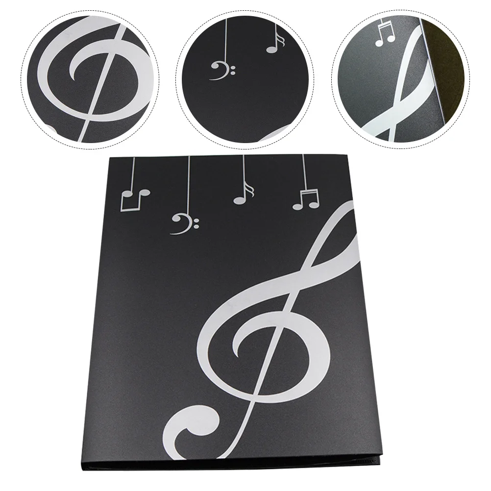 Music Folder for Choral Singers File Folders Musical Notes Choir Musician PVC Documents