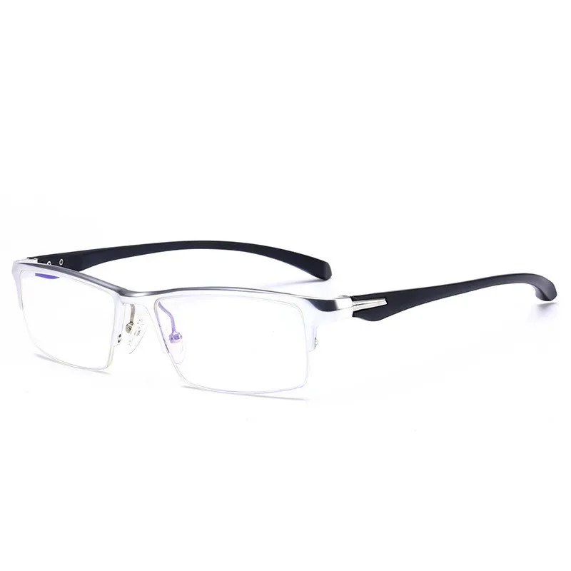 Lunettes optiques anti-fatigue et anti-rayonnement pour homme, monture en aluminium, protection contre la myopie classique, lunettes de cyclisme, UV400, 2024