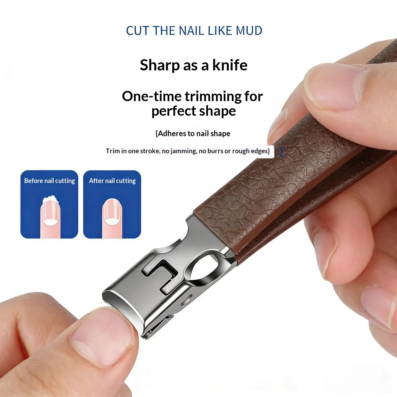 Large Opening Home Use Nail Clippers Anti-Splash Thick Hard Nail Scissors Specialized Nail Cutter for Household