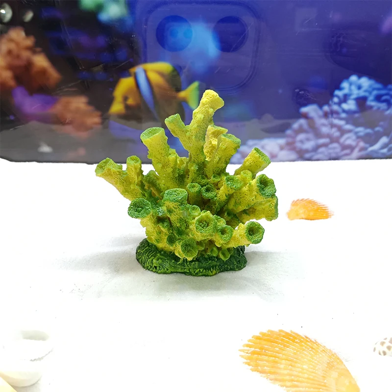 1pc Fish Tank Aquarium Small Ornaments Colorful Simulation Coral Water Artificial Plants Aquarium Decorations Accessories Gifts