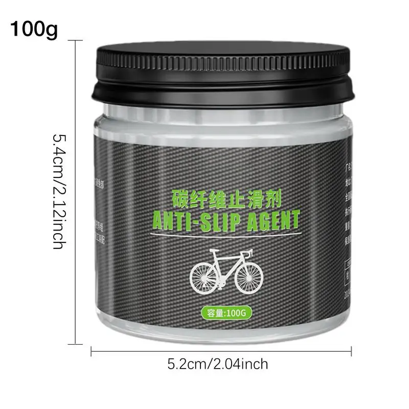 Carbon Fiber Bicycle Lube 100g Anti Slip Bicycle Grease Effective Bicycle Anti-Slip Lube Bicycle Assembly Grease For Seat