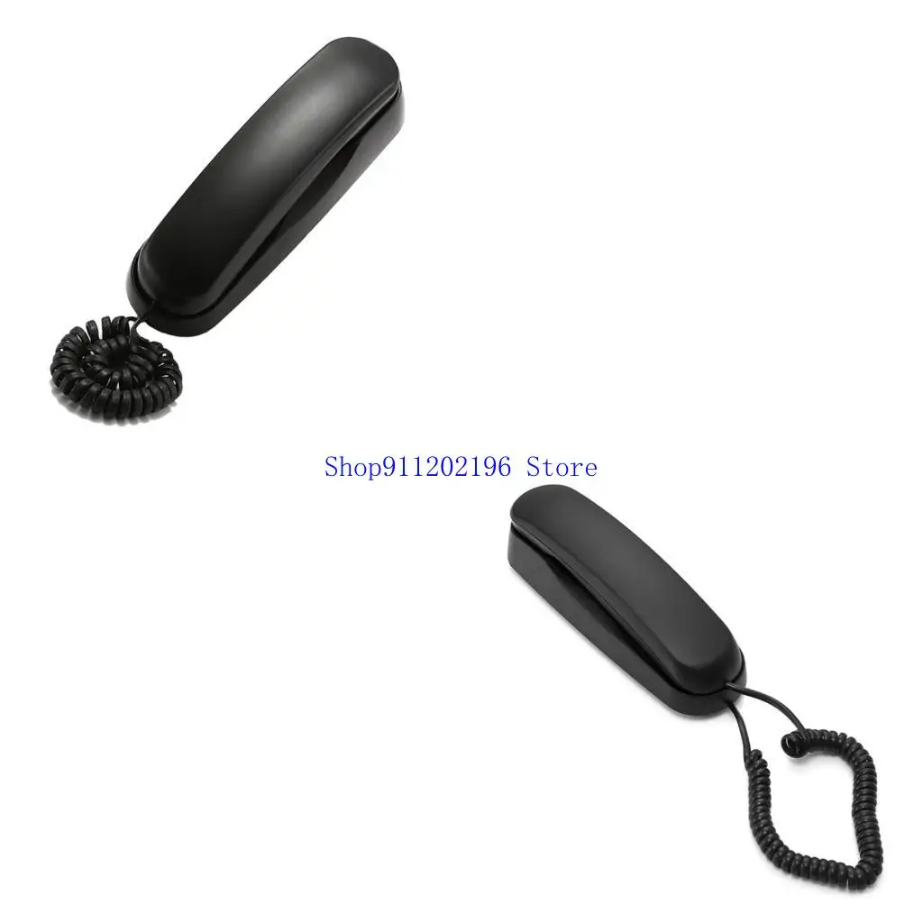 P82A TC990 Wall-Mounted Caller Home Telephone Wall Phone Fixed Landline Wall Hanging- Telephones for Home and Office Use