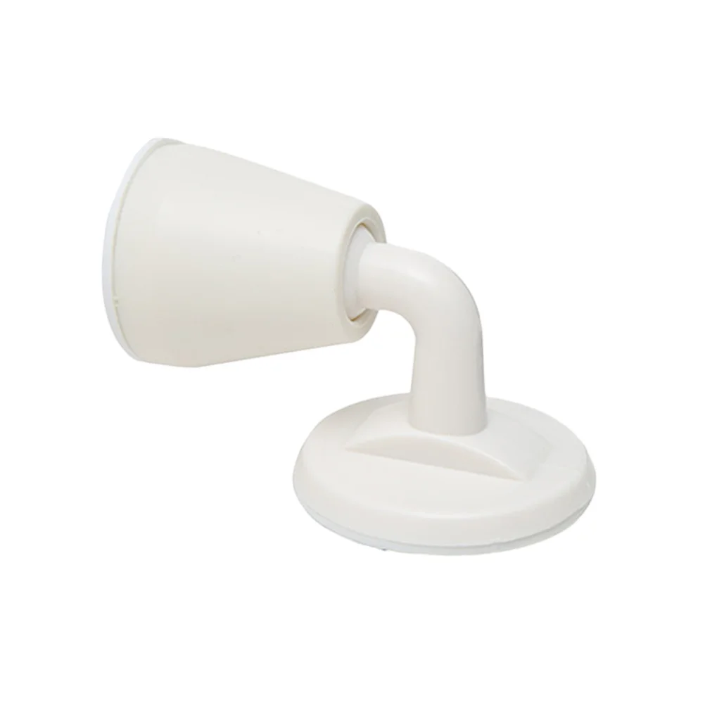 

Silicone Anti-Collision Stopper White Self-Adhesive No Hole Installation Mute Wall Guard For Door Knob Bedroom Office Door