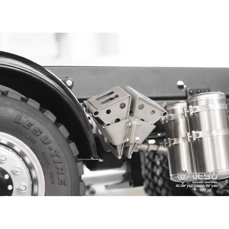 Dispositivo antiscivolo 1/14 LESU camion ruota di simulazione trattore in metallo Tamiya trattore autocarro con cassone ribaltabile accessori modello G-6188