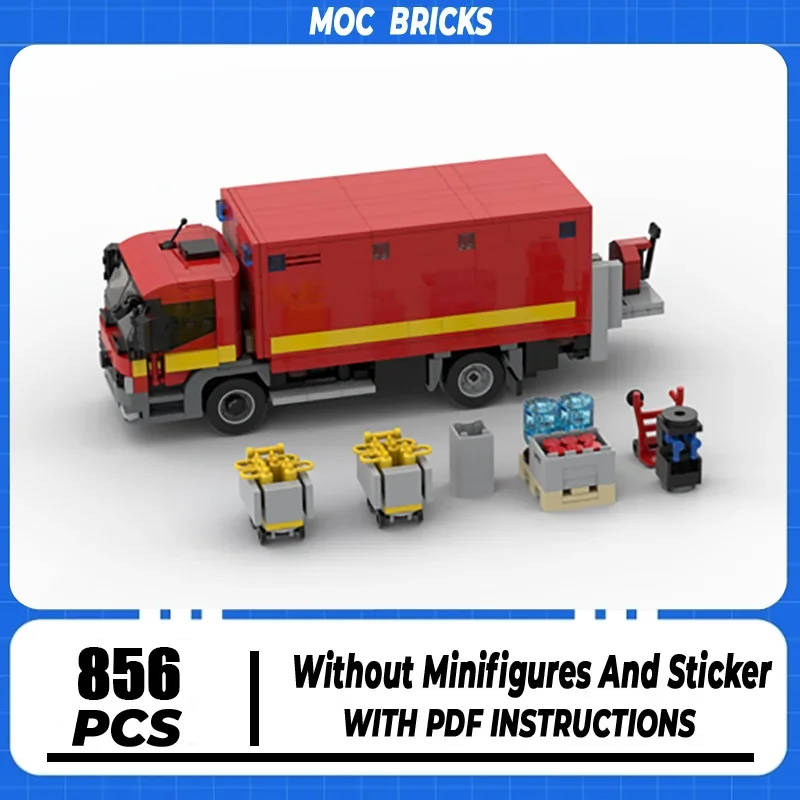 

London Fire Brigade Car Series Moc Building Blocks OSU Model Technology Brick Brand-name Vehicle DIY Toy For Gifts